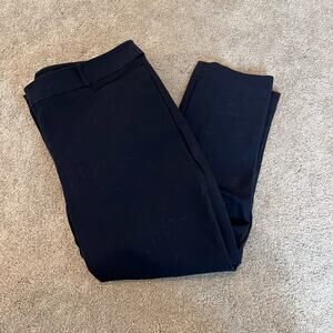 Loft Women's Curvy Skinny Dress Pant‎ Trousers Navy Size 16 Plus